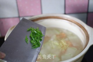 【winter Melon and Shrimp Soup】 recipe