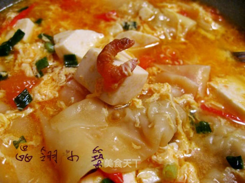 Tomato Wanton Egg Tofu recipe