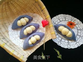 Peas Pod Steamed Buns of Play Noodle Series recipe