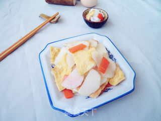 Fried Yam with Egg recipe