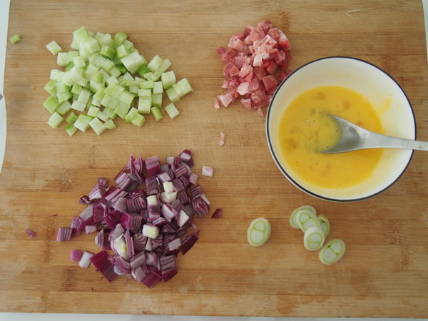 Vegetable Egg Fried Rice recipe