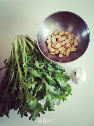 Peanuts Mixed with Bitter Chrysanthemum recipe