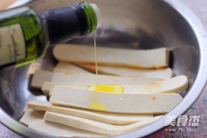 Spicy Grilled Tofu Strips recipe