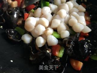 Stir-fried Fresh Scallops recipe