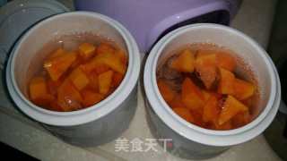 Stewed Hashima with Papaya recipe
