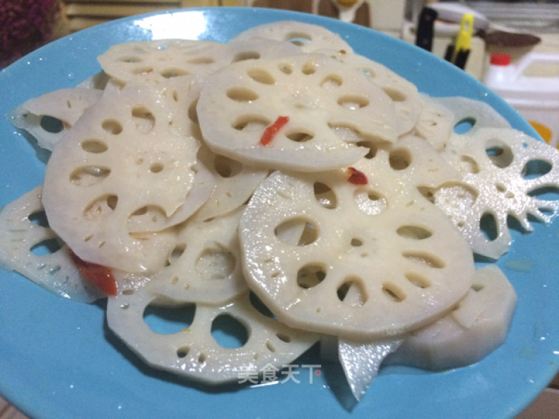 Hot and Sour Lotus Root recipe