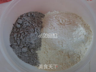 #四session Baking Contest and is Love to Eat Festival# Purple Rice Marbled Toast recipe