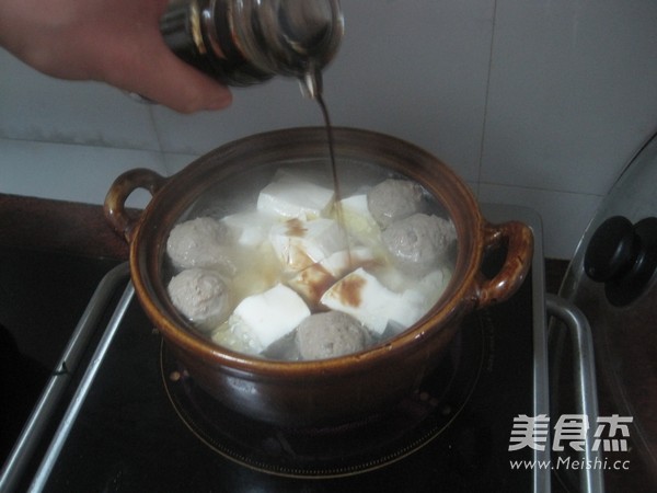 Enoki Mushroom and Tofu Pot recipe