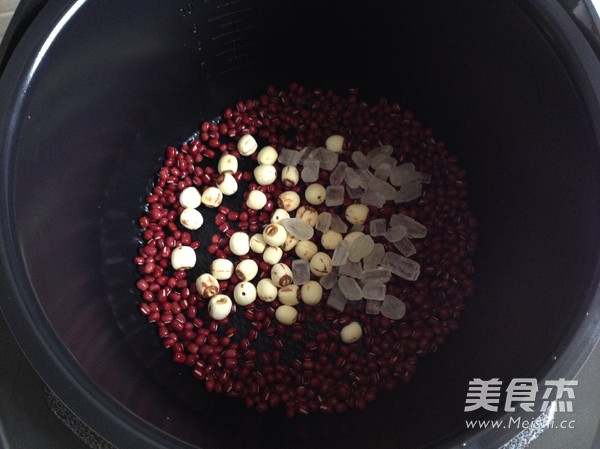 Red Bean Lotus Seed Lily Syrup recipe