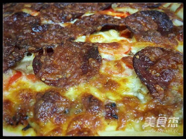 Italian Salami Pizza recipe