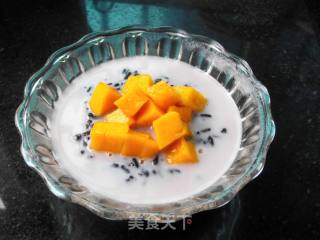 Black Glutinous Rice Mango Syrup recipe