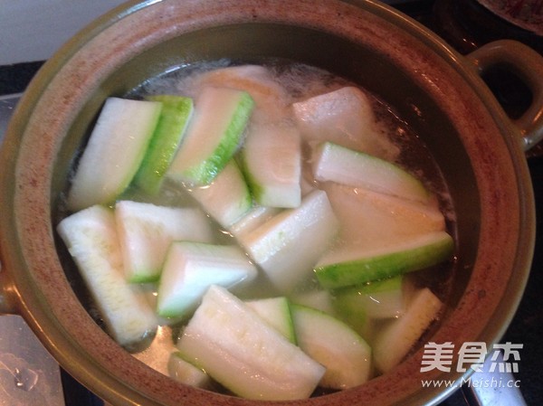 Tofu and Pork Melon Soup recipe