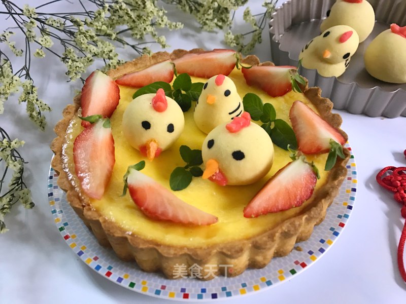 Chicken Roasted Fruit Cheese Tart recipe