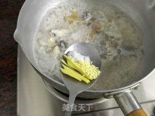 Fresh Oyster and Scallop Congee recipe