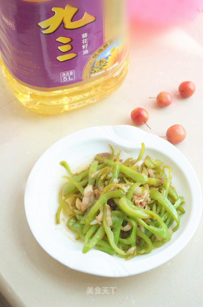 Stir-fried Pork with Hot Peppers recipe