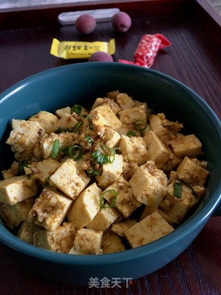 "food Scraps to Make A Big Meal" Shrimp Yellow Tofu recipe