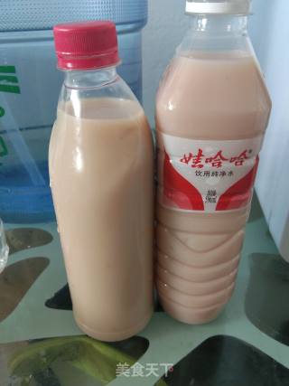 Red Bean and Sago Milk Tea recipe