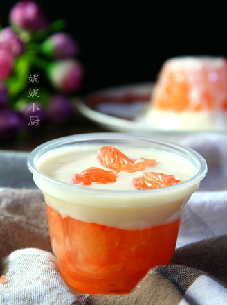 Grapefruit Milk Pudding recipe