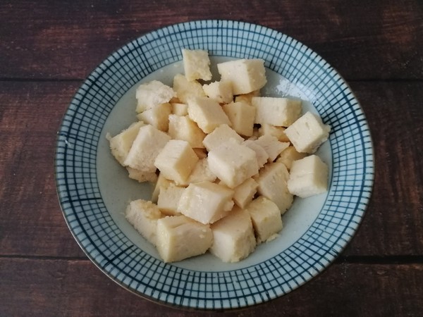 Fried Steamed Buns with Vegetables recipe