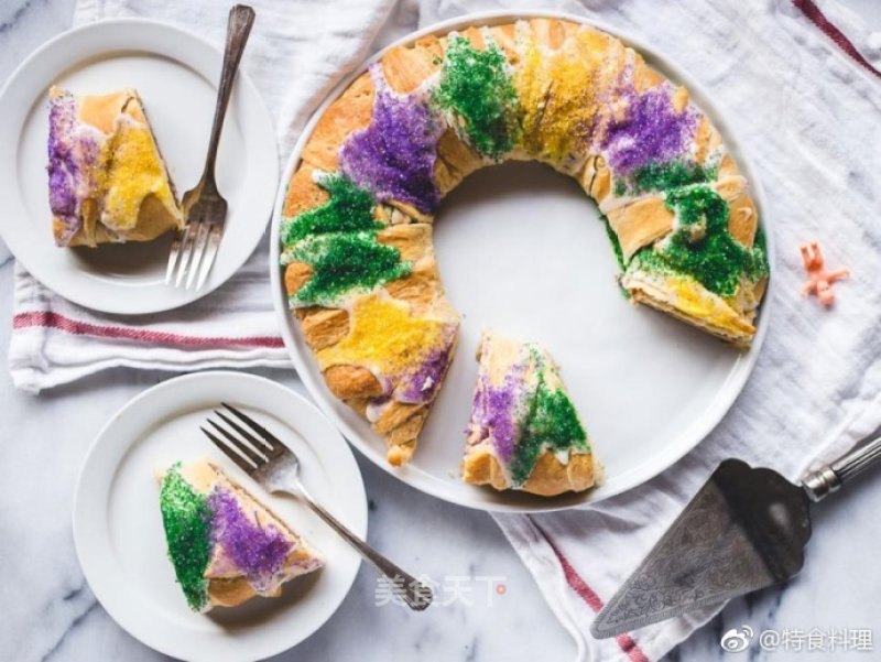 #the 4th Baking Contest and is Love to Eat Festival# King Cake recipe
