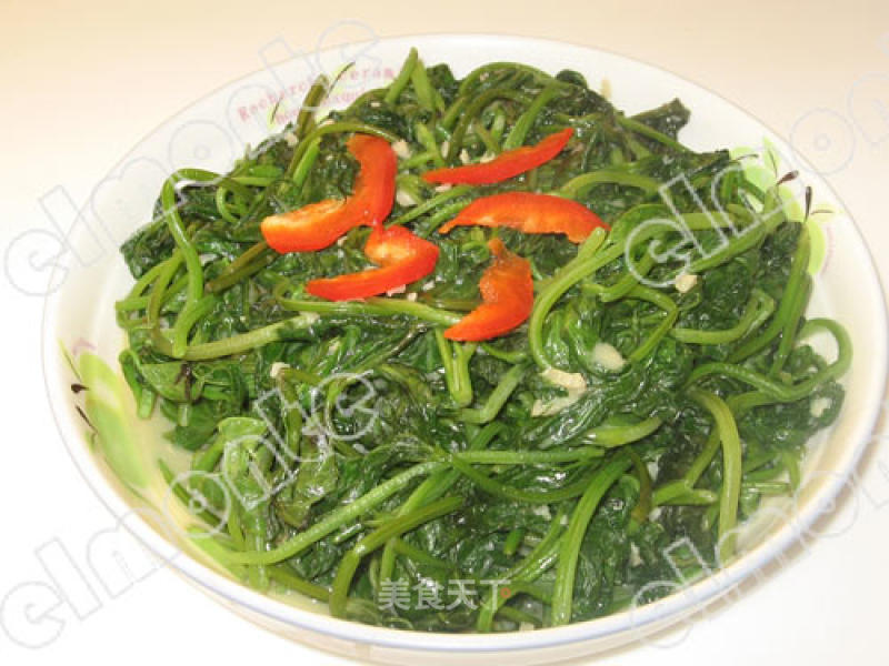 Stir-fried Sweet Potato Leaves with Fermented Bean Curd recipe
