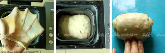 Ham Diced Savory Toast recipe