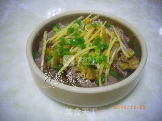 Steamed Beef with Mustard recipe