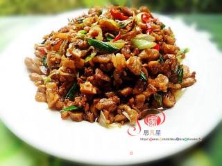 Spicy Dried Diced Radish recipe