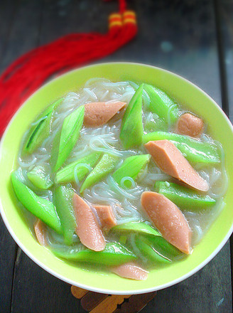 Konjac Loofah Soup recipe