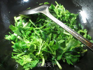 Stir-fried Celery with Lamb Tail Bamboo Shoots recipe