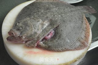 Steamed Turbot with Pickles recipe