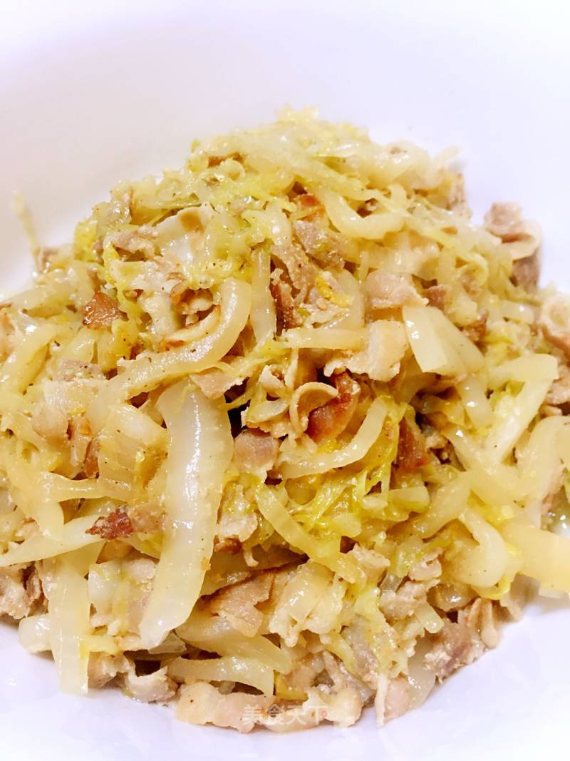 Stir-fried Pork Belly with Sauerkraut recipe