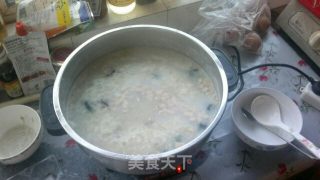 Congee with Preserved Egg and Ham (lean Meat) recipe