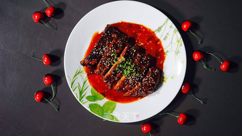 Korean Sweet and Spicy Finger Sucking Pork Ribs recipe
