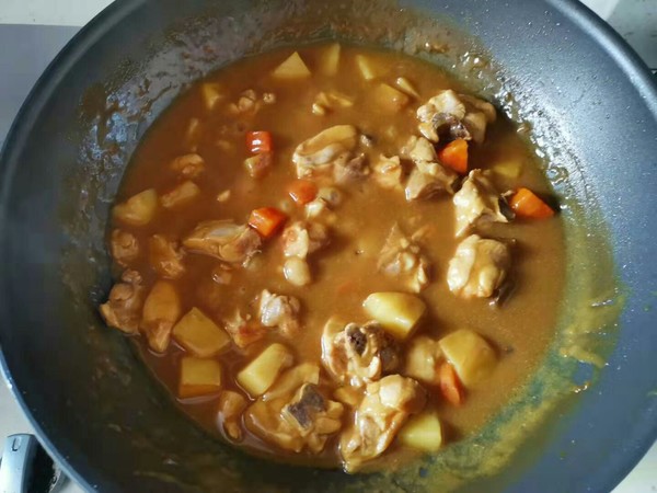 Curry Chicken Drumstick Rice recipe