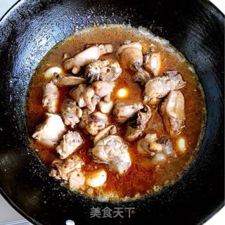 Braised Chicken Nuggets with Garlic recipe