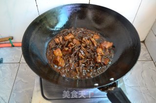 Braised Pork Belly with Dried Beans recipe