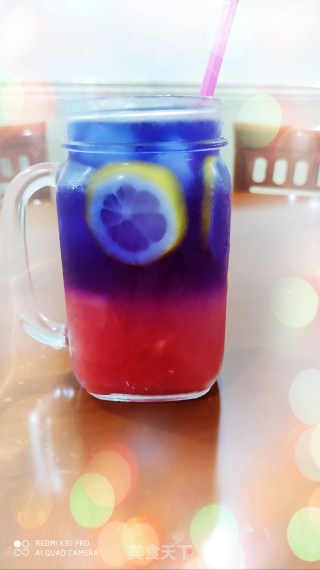 Watermelon Butterfly Pea Flower Drink recipe