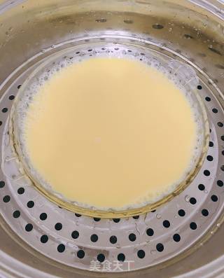 Three-color Steamed Egg recipe