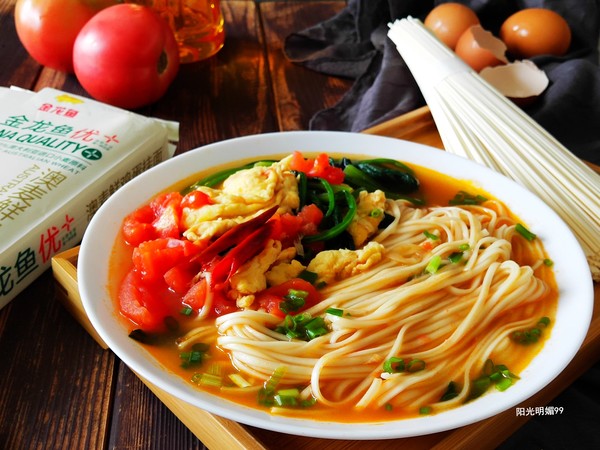 Tomato and Egg Noodles recipe