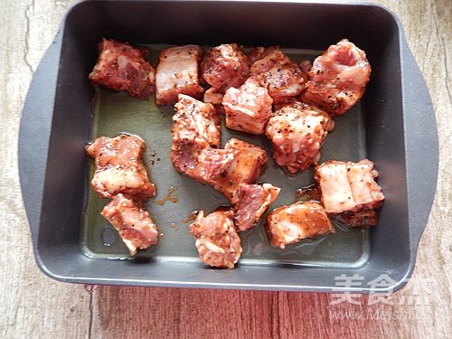 Black Pepper Ribs Rice recipe