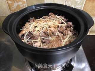 Black Music Casserole Chicken Claypot Rice recipe