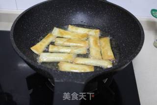 #春野菜#——shepherd's Purse Spring Rolls recipe