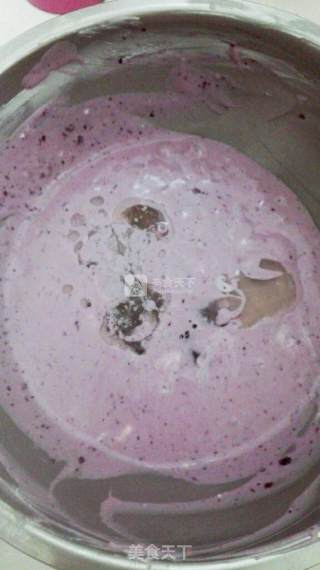 #新良第一节烤大赛# Quadruple Blueberry Cheese Mousse recipe