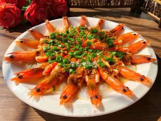 Steamed Shrimp with Garlic Vermicelli recipe