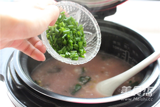 Amaranth and Mung Bean Congee recipe