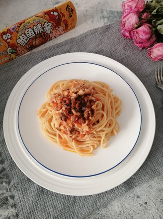 Spaghetti with Hot Sauce