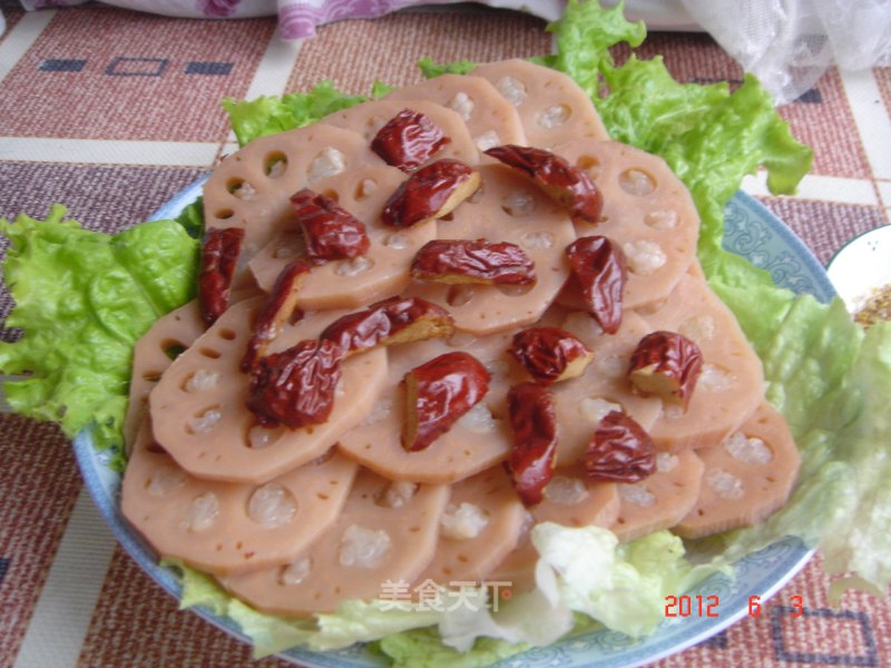 New Method of Secret Lotus Root recipe