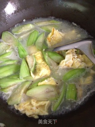 Loofah Egg Soup recipe