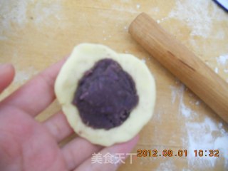 Pumpkin Purple Potato Cake recipe